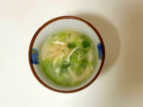 冷凍野菜で簡単味噌汁